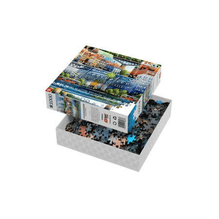 Dėlionė Good Loot Vaizduotės - Tytus Brzozowski: Varšuvos tiltai, 1000 vnt