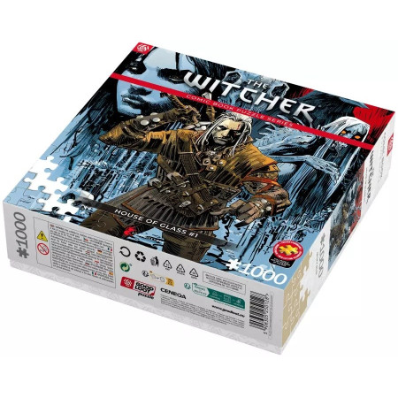 Dėlionė Good Loot Comic Book - Raganius: Stiklo namai, 1000 vnt