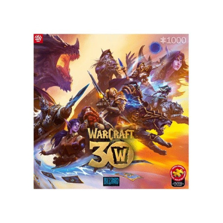 Dėlionė Good Loot Gaming - World of Warcraft: Warcraft 30-ojo Jubiliejaus 1000 vnt