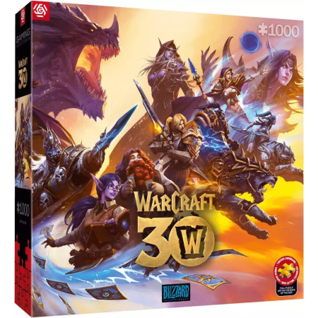 Dėlionė Good Loot Gaming - World of Warcraft: Warcraft 30-ojo Jubiliejaus 1000 vnt