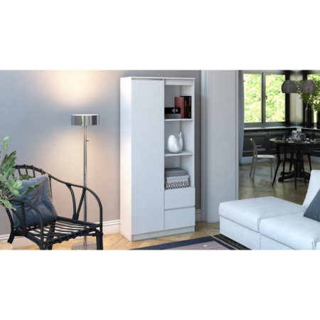 RS-80 BILY BIEL knygų lentyna biurui