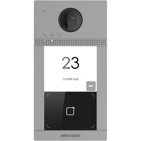Hikvision DS-KV8113-WME1(C) vaizdo telefonspynės sistema 2 MP Juoda, Pilka