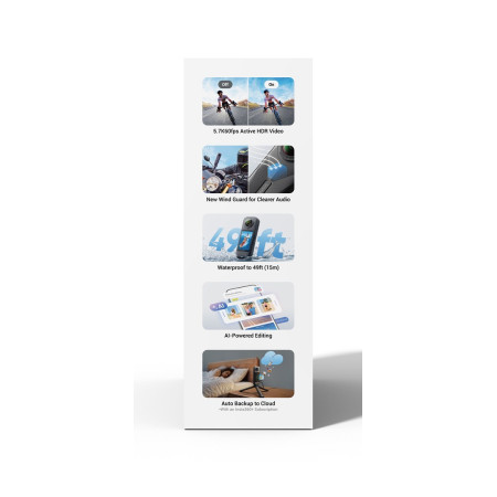 Insta360 X5 fotoaparato standartinis paketas