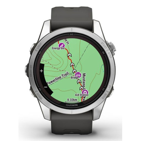 Garmin fēnix 7S Pro 42 mm Skaitmeninis laikrodis su GPS (Sidabras)