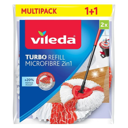 Vileda Turbo 2in1 rotacinės šluostės užpildas 2 vnt.