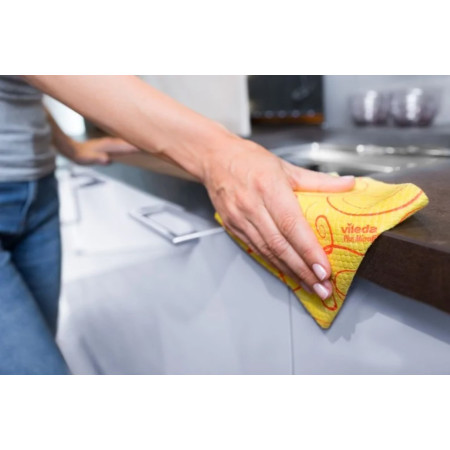 Vileda Geltona 3D valymo šluostė 2+1 vnt.