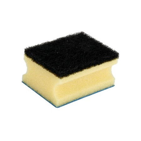 Vileda stačiakampio formos kempinės 3 vnt. (juoda, mėlyna, geltona)