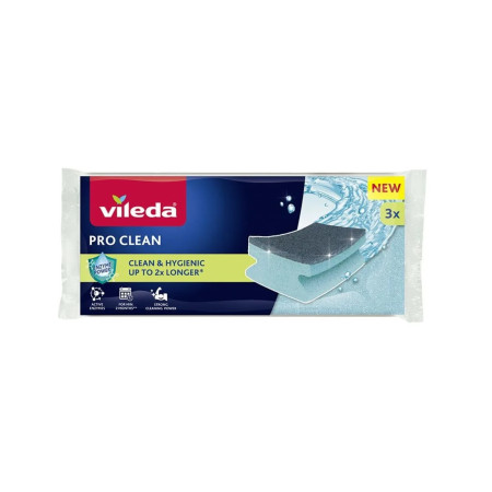 Vileda Pro Clean fermentinis profiliuotas šveitiklis 3 vnt.