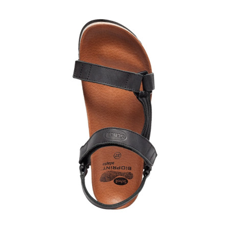 Scholl Heaven unisex stiliaus sandalai suaugusiems, juodi