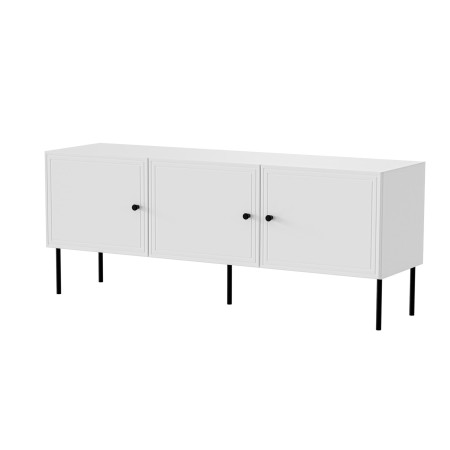 Cama PALAZZO BIS 3D RTV spintelė 151 x 40 x 60 cm balta matinė