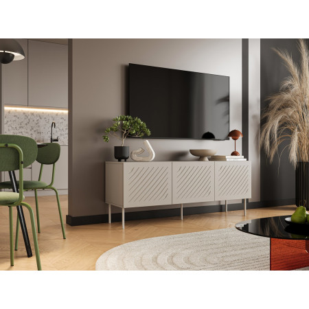 Cama RTV spintelė SIENA 150.5x40x60 kašmyro matinis