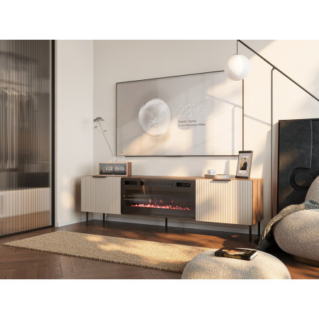 Cama ALMERA TV spintelė su židiniu