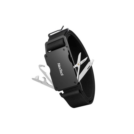 Taktinis diržas kelnių su daugiafunkcine NexTool Belt P50 multitool sagtimi