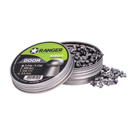 4,5 mm RANGER Diabolo Professional Doom shotgun 500 vnt. 0,54 g