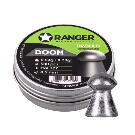 4,5 mm RANGER Diabolo Professional Doom shotgun 500 vnt. 0,54 g