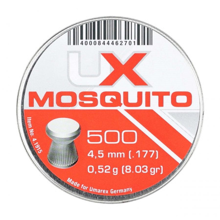 Umarex 4,5 mm Mosquito plokščios granulės 500 vnt.
