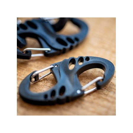 Mil-Tec S-Hook kabliukų rinkinys - juodas