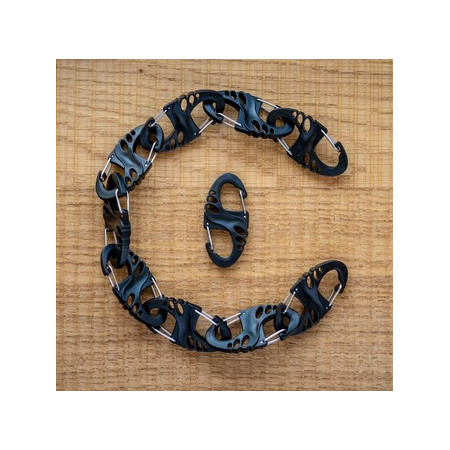 Mil-Tec S-Hook kabliukų rinkinys - juodas