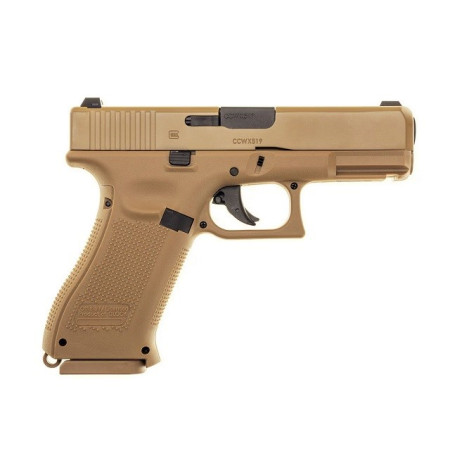 Glock 19X 4,5 mm coyote BB CO2 pneumatinis pistoletas