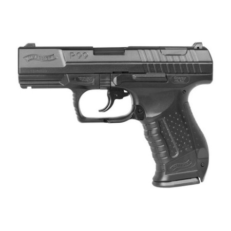 Walther P99 spyruoklinis ASG pistoletas juodos spalvos