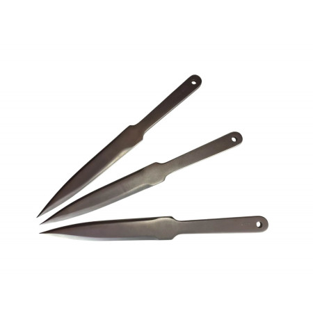 Sportiniai svaidomieji peiliai KAL22 LIDER 3vnt. sidabriniai