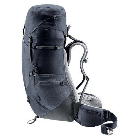 Deuter Aircontact Lite 45+10 SL moteriška turistinė kuprinė juoda