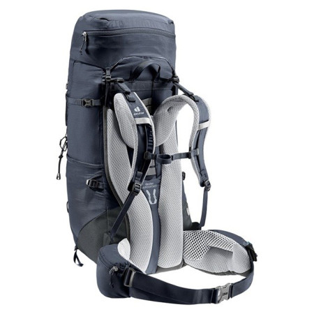 Deuter Aircontact Lite 45+10 SL moteriška turistinė kuprinė juoda
