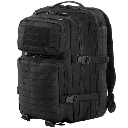 M-TAC didelė Assault Pack lazeriu pjaustyta kuprinė – juoda