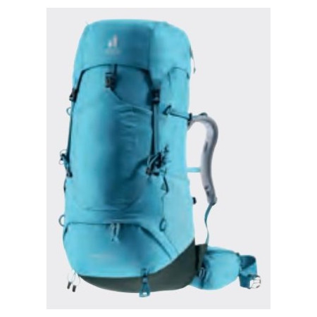 Trekkingo kuprinė Deuter Aircontact Lite 45 + 10 SL Lagoon-Ivy