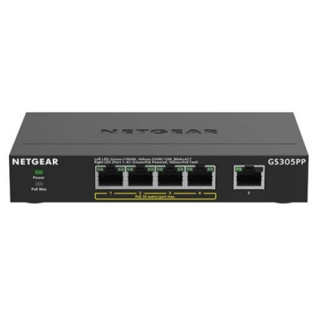 NETGEAR GS305PP Ne-valdomas Gigabit Ethernet komutatorius su PoE