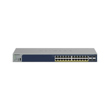 NETGEAR GS728TPP Valdomas L2/L3/L4 Gigabit Ethernet Maitinimas per Ethernet (PoE) Pilka