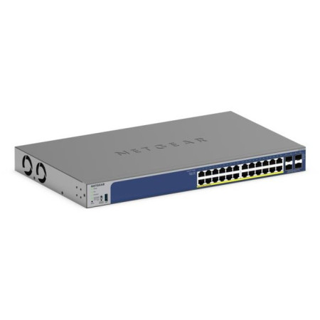 NETGEAR GS728TXP L2/L3 10G Ethernet Maitinimas per Ethernet (PoE) Juoda