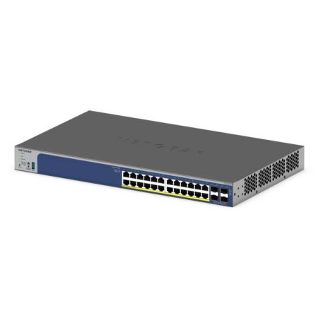 NETGEAR GS728TXP L2/L3 10G Ethernet Maitinimas per Ethernet (PoE) Juoda