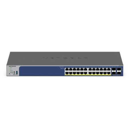 NETGEAR GS728TXP L2/L3 10G Ethernet Maitinimas per Ethernet (PoE) Juoda