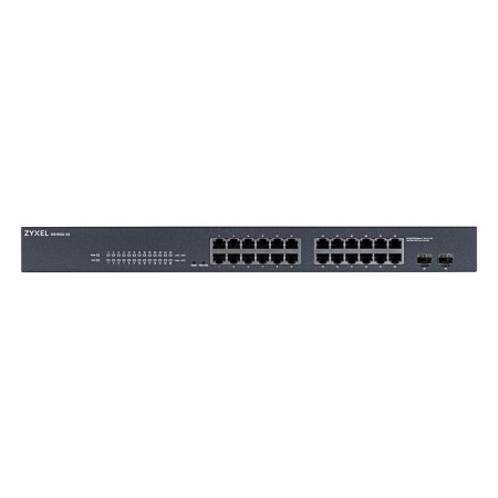 Zyxel GS-1900-24 v2 Valdomas L2 Gigabit Ethernet 1U Juoda