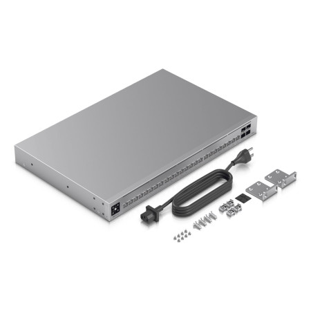 Ubiquiti UniFi Pro HD 24 Valdomas L2/L3 2.5G Ethernet 1U Pilka