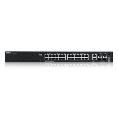 Zyxel XGS2220-30 Valdomas L3 Gigabit Ethernet Juoda