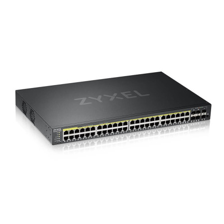 Zyxel GS2220-50HP-EU0101F Valdomas L2 Gigabit Ethernet PoE Juoda
