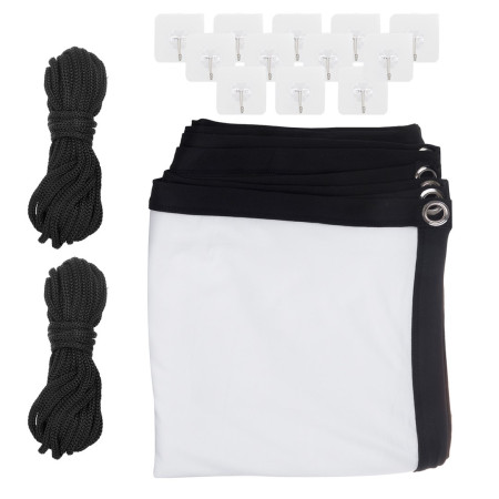 Maclean projekcinis ekranas 150", 330x187 cm, 25 mm kraštinė 16:9