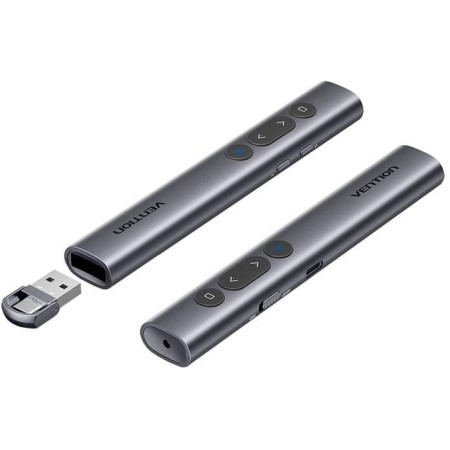 Vention prezentacijos žymeklis su žaliu lazeriu