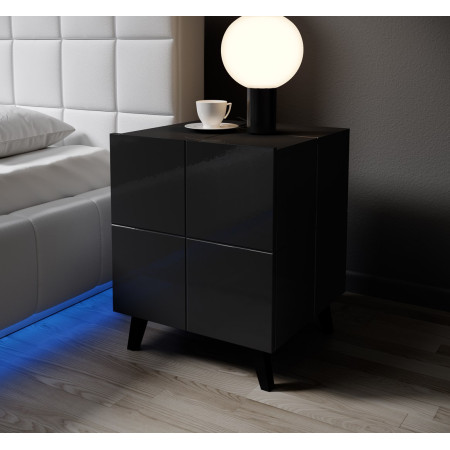 Cama REJA SZF CZ naktinis staliukas juoda