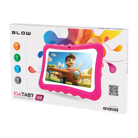 Tablet KidsTAB7 V2 BLOW 4/32GB su Rausvu Etui