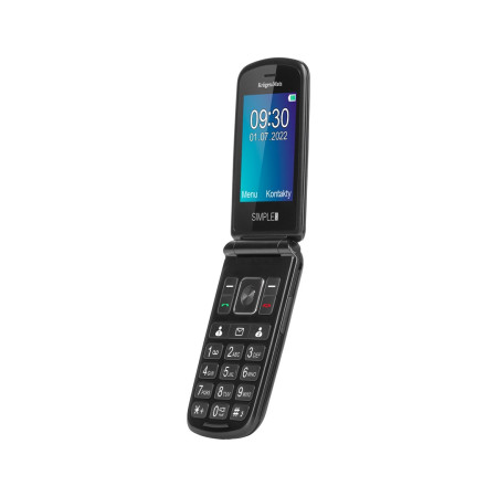 Kruger & Matz KM0929 7,11 cm (2,8") 108,5 g Juoda Bazinis telefonas