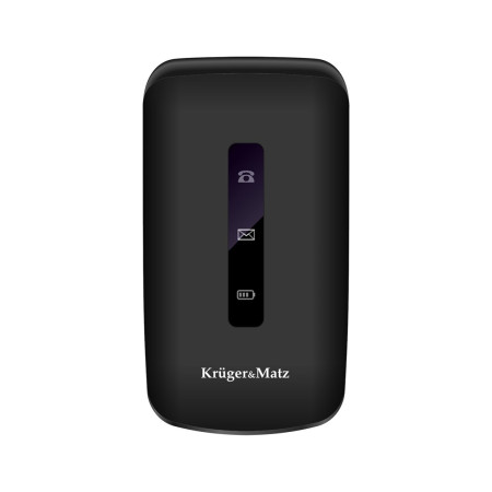 Kruger & Matz KM0929 7,11 cm (2,8") 108,5 g Juoda Bazinis telefonas
