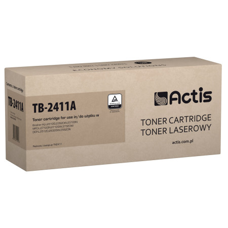Actis TB-2411A tonerio kasetė (pakaitinis Brother TN-2411; 1200 puslapių; juodas)