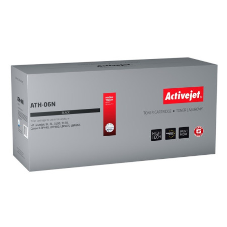 Activejet ATH-06N tonerio kasetė, pakaitalas HP 06A C3906A, juoda