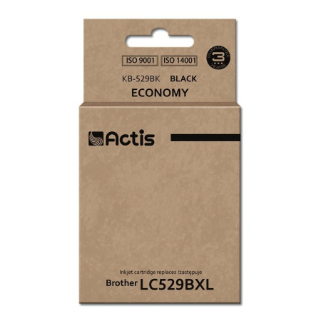 Actis KB-529Bk rašalas (pakaitinis Brother LC529BK; 58 ml; juodas)