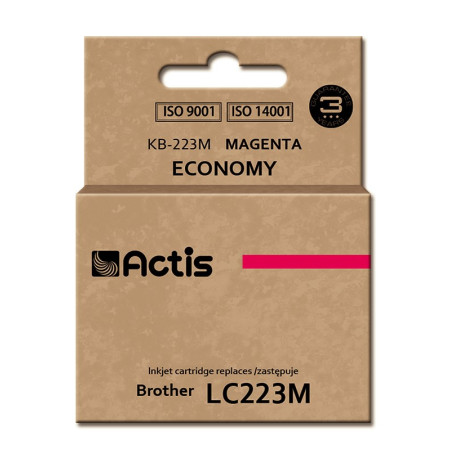 Actis KB-223M rašalas (Brother LC223M pakaitalas; raudonas; 10 ml)