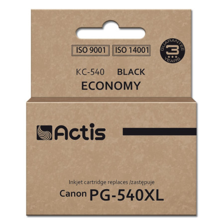 Actis KC-540 rašalas (pakaitalas Canon PG-540XL) - juodas, 22 ml