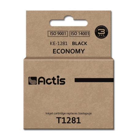 Actis KE-1281 rašalas, 15 ml, juodas